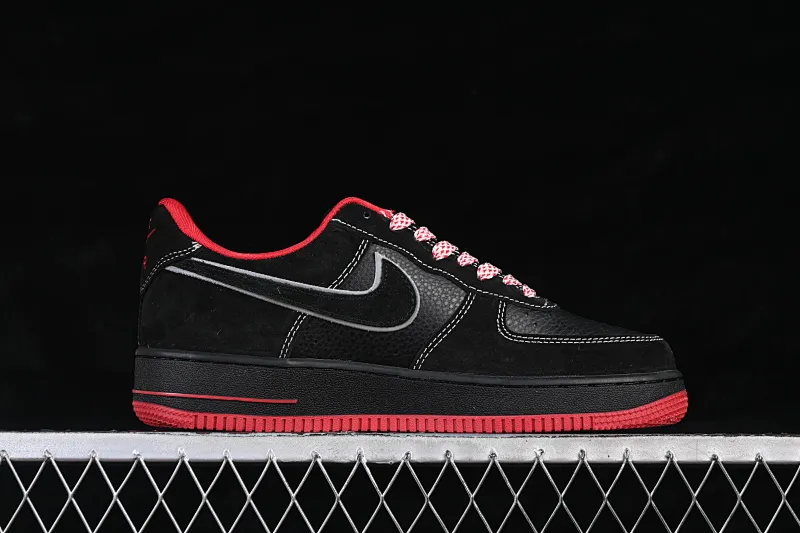 All categories Nk Air Force 1 Air Force series Nk Air Force 1 Low Air Force low-top Nike Air Force 1'07 Low black and red style Air Force 1 low-top casual sneakers SS1979-009